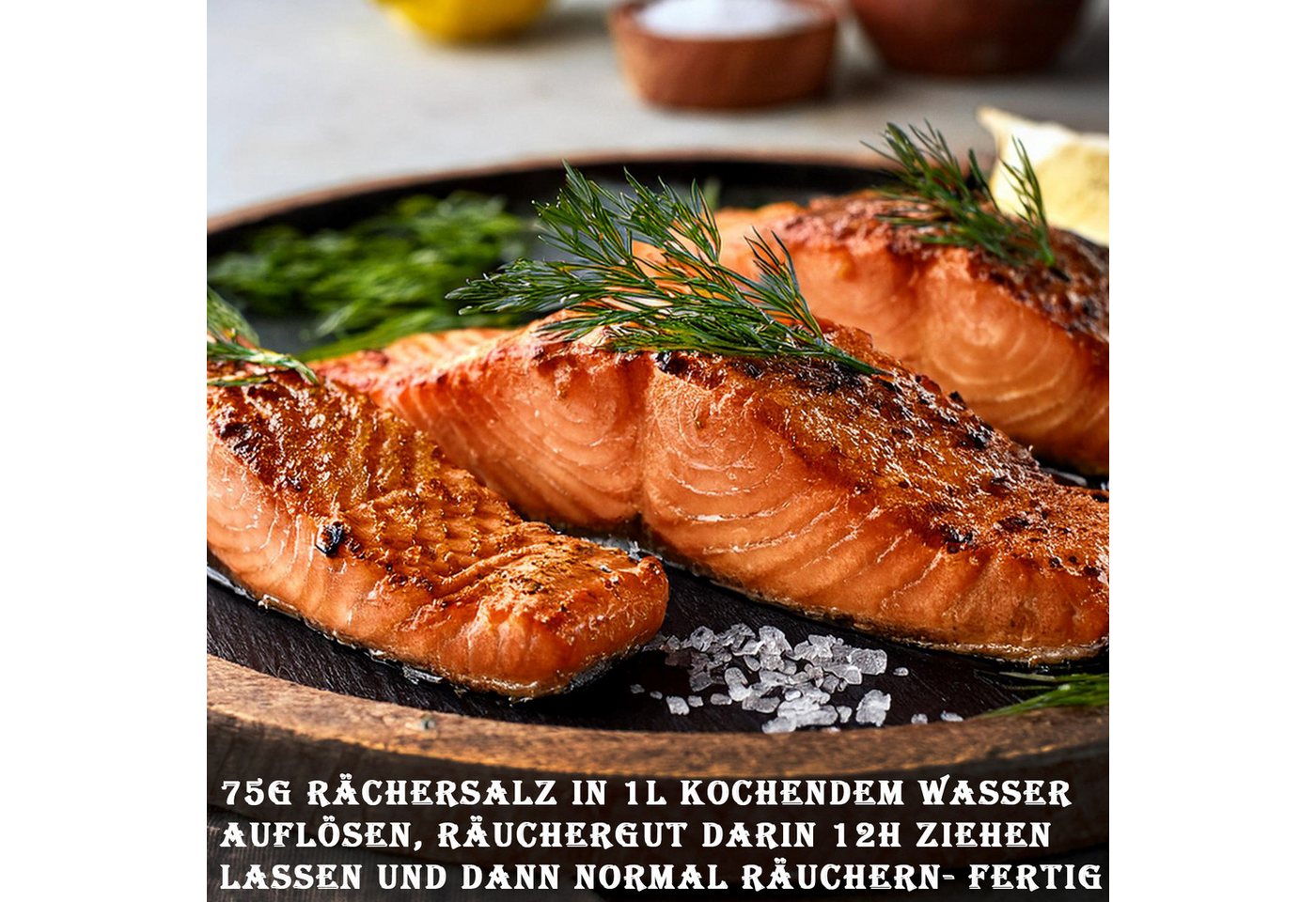Moritz Räucherbox Räucherlauge Forelle Spezial 600g Räucherlake Salzmischung Nitrit Salz NPS Salz zum Pökeln Bild 3