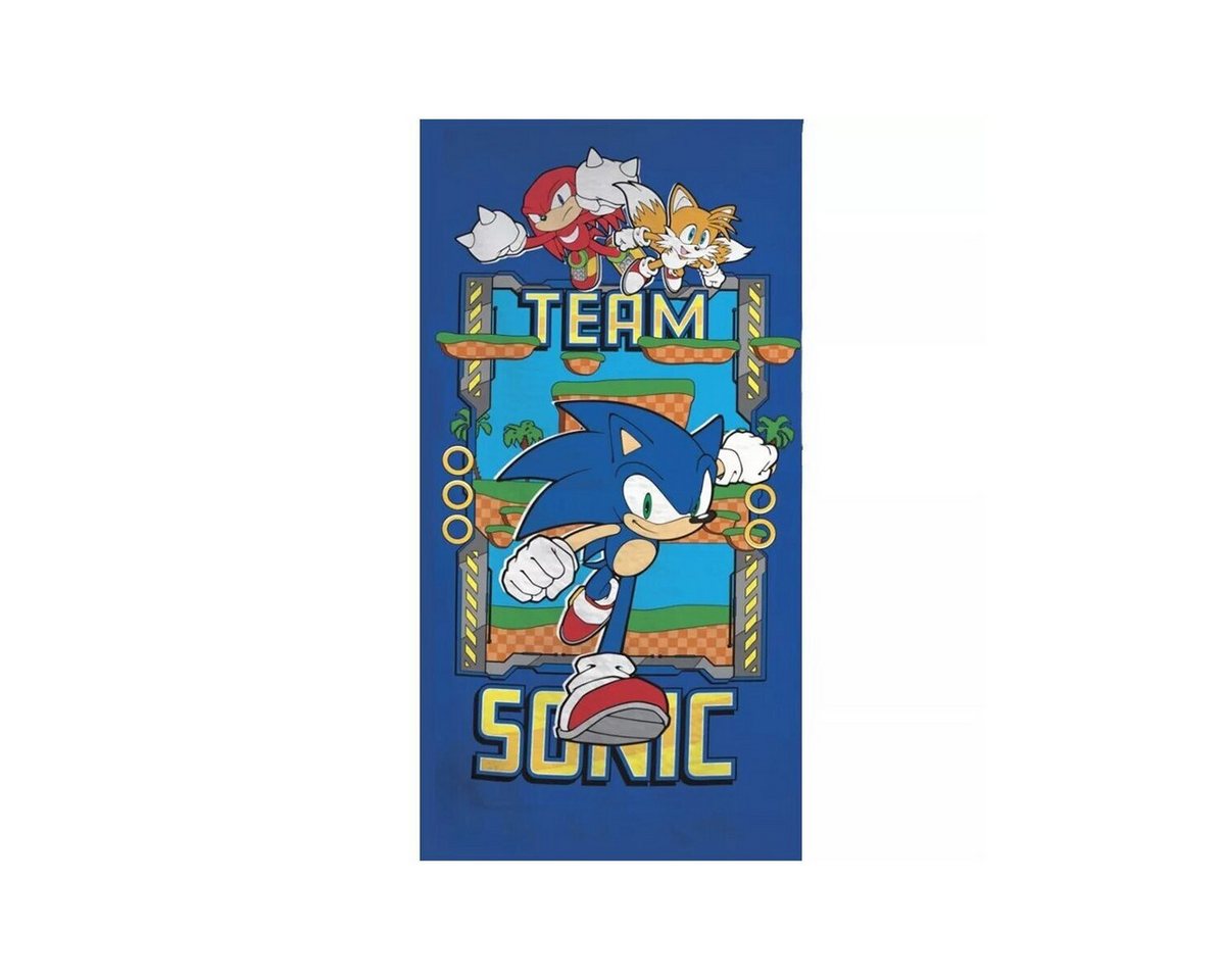 Sonic Badetuch Sonic the Hedgehog Badehandtuch, Strandtuch 70x140cm Schnell Trocknend, 100% Polyester (1-St)