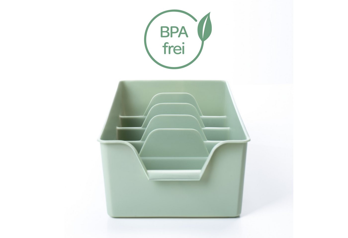 KONZEPT Gewürzregal Gewürz Organizer für Schrank, Gewürzbehälter aus Plastik, 1-tlg., Gewürzorganiser Küche Bild 3