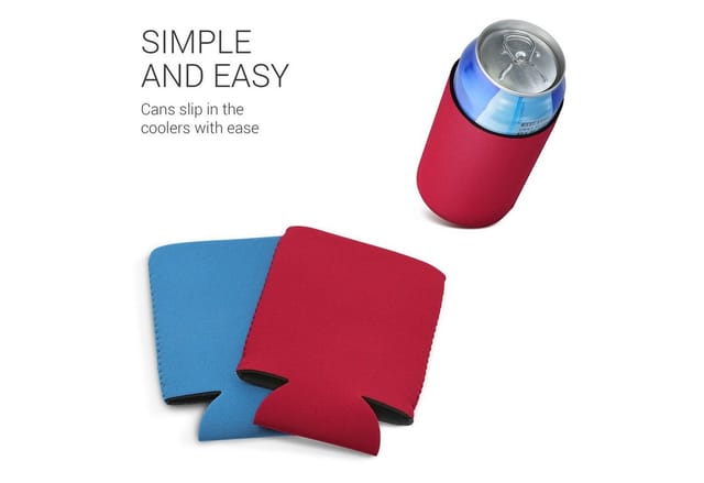 kwmobile Outdoor-Flaschenkühler 2x 500ml Can Dosenkühler, für Bierdosen und andere Getränkedosen -