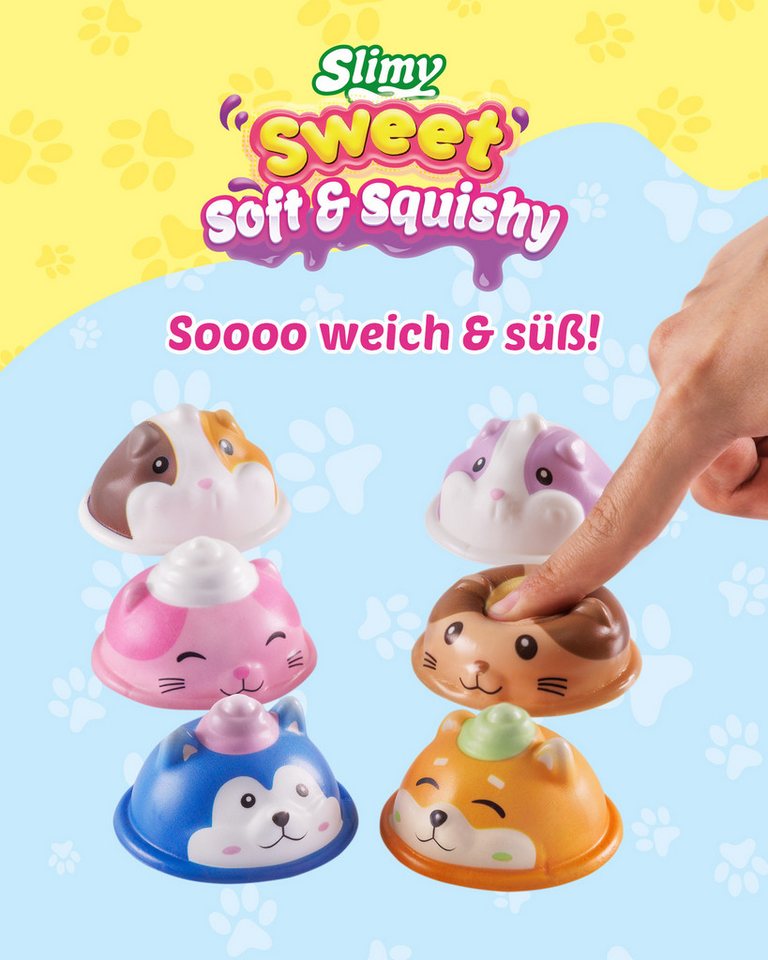 Slimy® Knete Soft & Squishy Collectibles (1-tlg), 150g Original Slime mit lustiger Anti-Stress Squishy Sammelfigur Bild 2