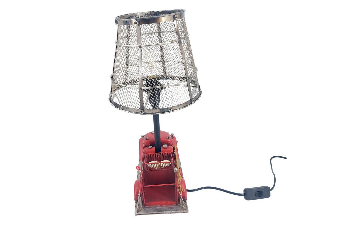 formano Tischleuchte, nicht enthalten, mit Schalter, Rot, Feuerwehr, H: 37cm Bild 3