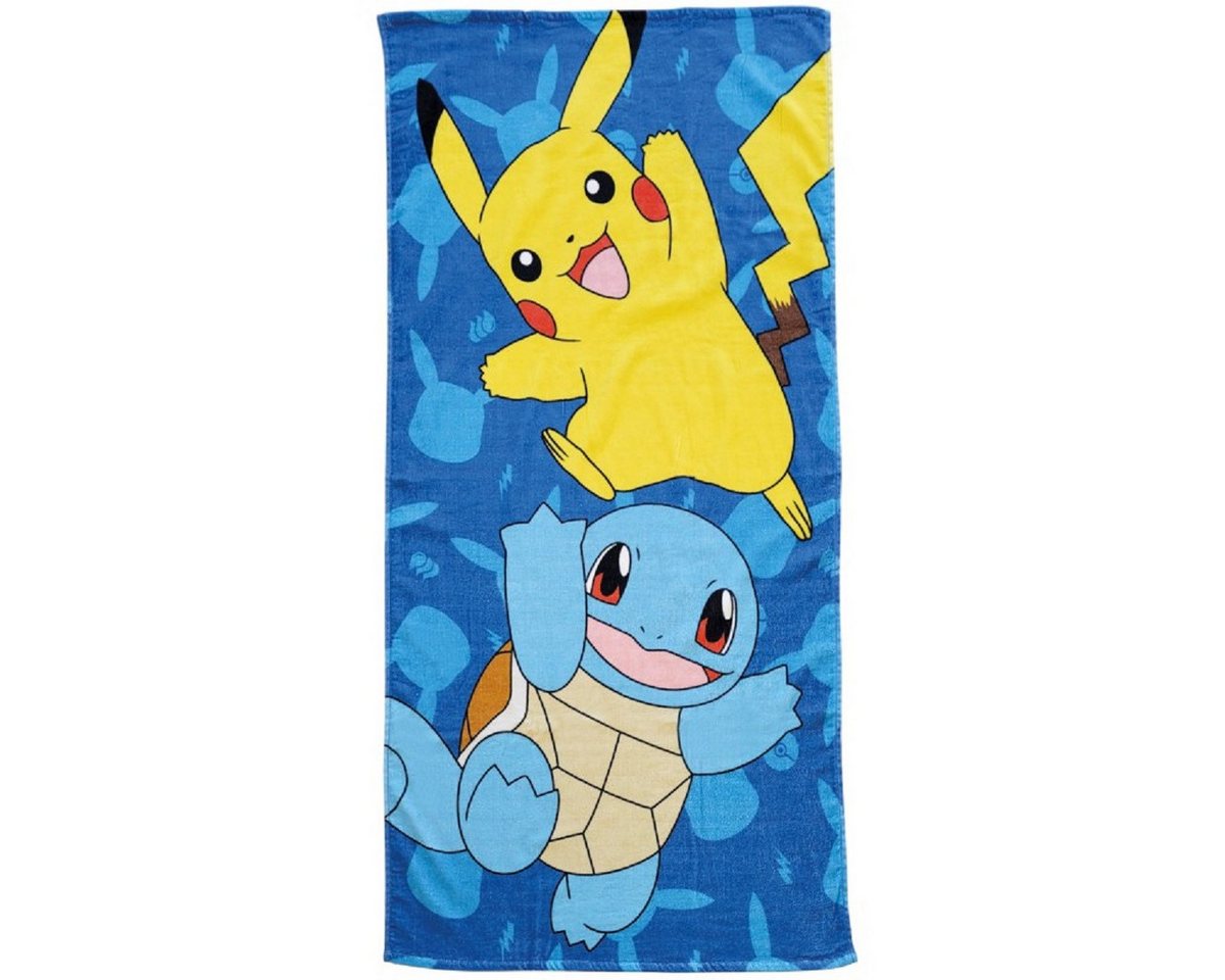POKÉMON Badetuch - Handtuch 70x140 cm Baumwolle weich & saugfähig Duschtuch, (1-St)