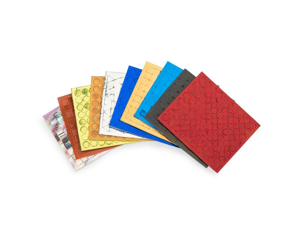 Moulin Roty Kreativset Mosaik Bastelset Tiere mit Glitzersteinen, Kreativset ab 5 Jahre Bild 3