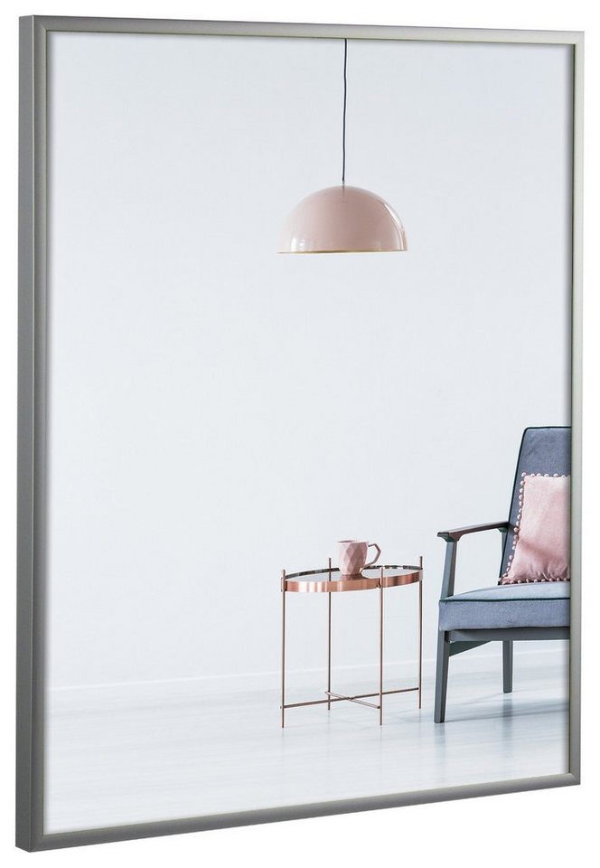 myposterframe Einzelrahmen Alu Bilderrahmen Amalthea, (1 Stück), 70x100 cm, Silber matt, Aluminium