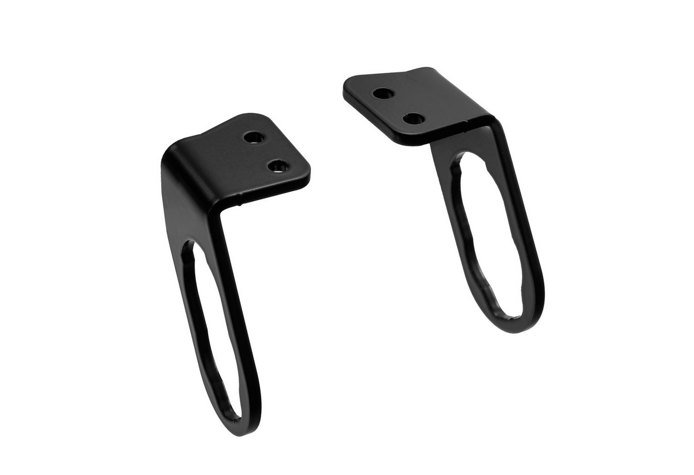 ZIEGER Kennzeichenhalter Blinkerhalter kompatibel mit Kawasaki Originalblinker schwarz 1 Paar