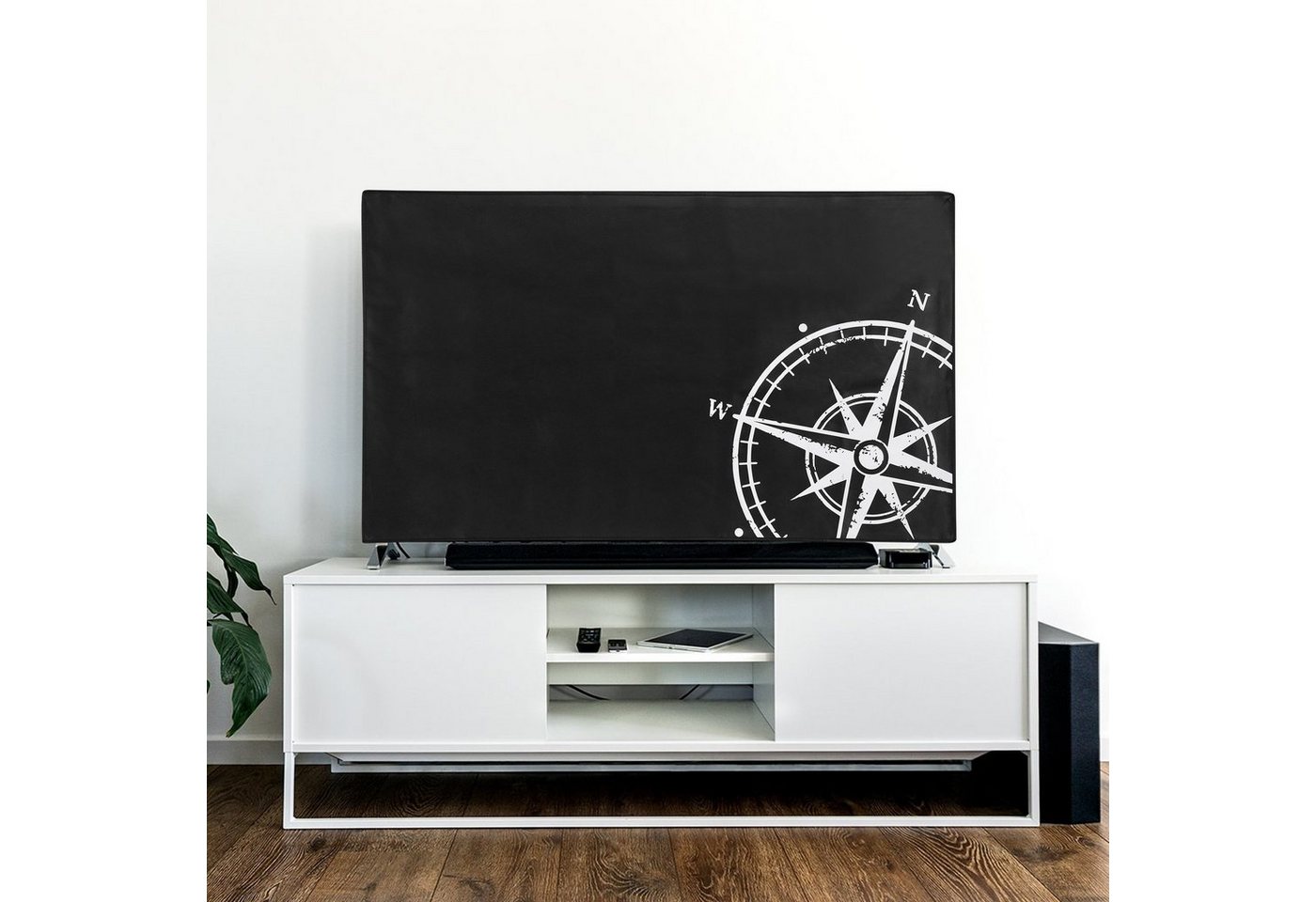 kwmobile Abdeckhaube 40" TV Hülle - Fernseher Bildschirmschutz Abdeckung - TV Bildschirm, DER SCHUTZ FÜR DEIN DISPLAY: Schütze den Bildschirm Deines Bild 5