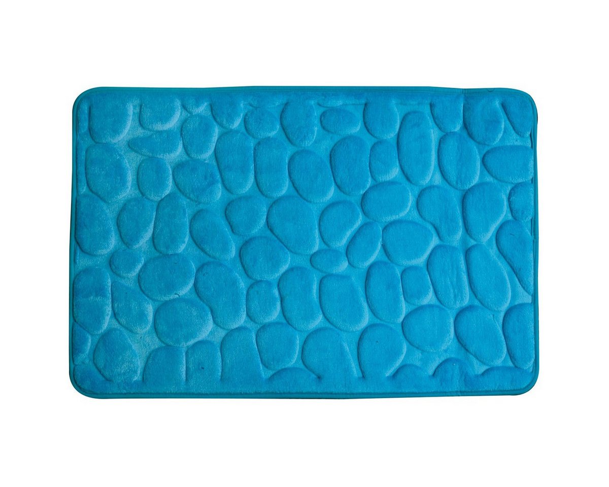 Euroshowers GmbH Badematte Memory Foam Rimini Türkis 60 × 95 cm, 100% polyester, memory foam (stoppning), latex SBR, rechteckig Bild 2