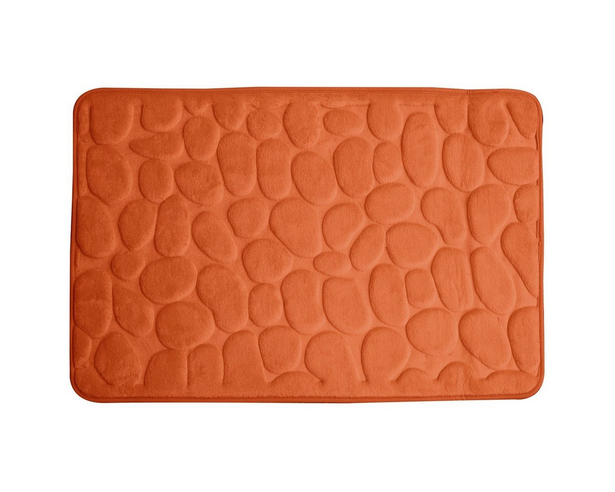 Euroshowers GmbH Badematte Memory Foam Rimini Orange 60 × 95 cm, 100% polyester, memory foam (stoppning), latex SBR, rechteckig Bild 2