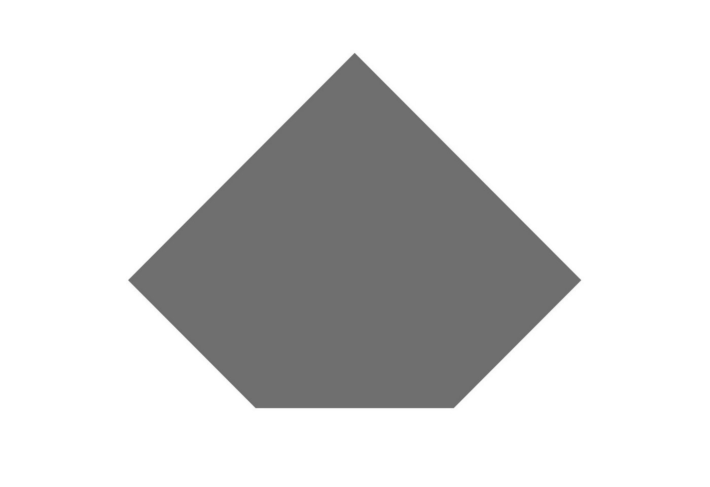 Raik Bodenschutzplatte Raik Bodenplatte B5 Diamant gussgrau pulverbeschichtet 1000 x 1000 mm