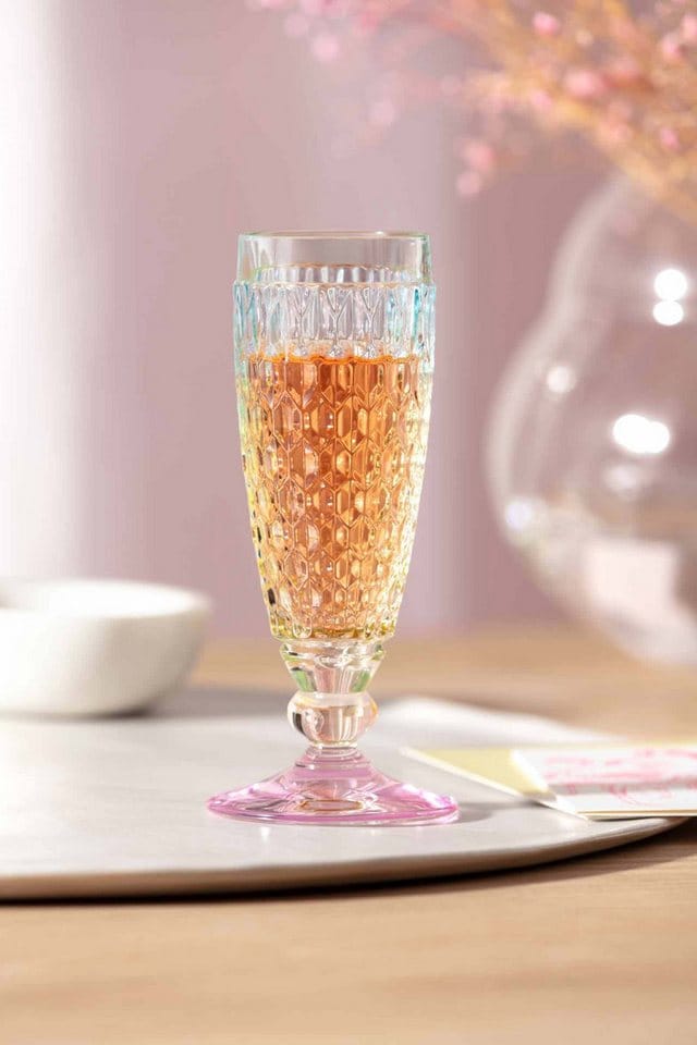Villeroy & Boch Gläser-Set Boston Pearl Wein- und Sektgläser-Set 12er Set, 12-tlg., Glas