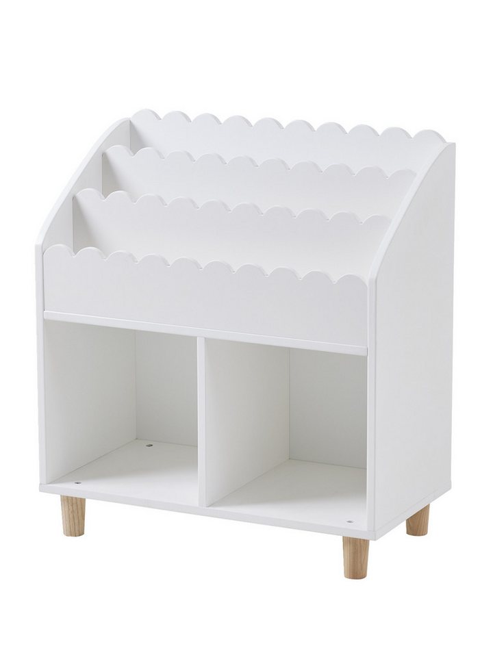 vertbaudet Bücherregal Kleines Kinderzimmer Bücherregal FESTON, mit 2 Faechern