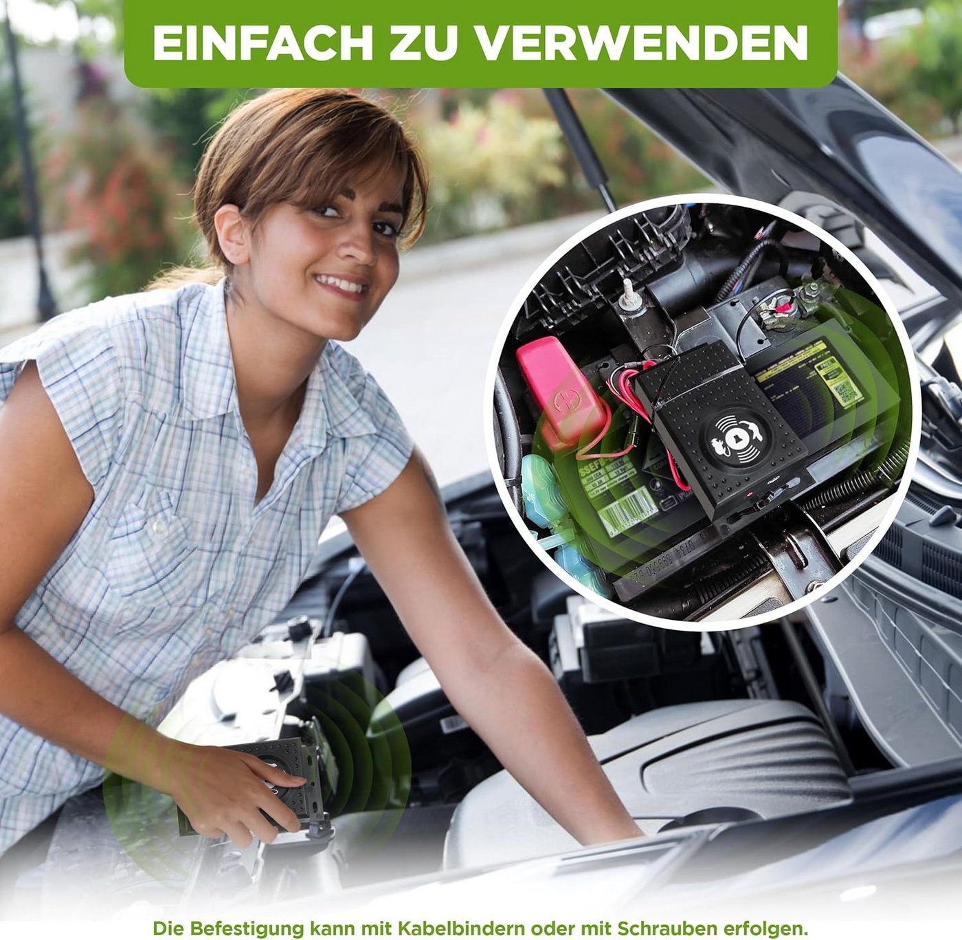 ISOTRONIC Ultraschall-Tierabwehr Isotronic LED Marder-Mausvertreiber Auto/ Mobil, 1-tlg. Bild 5