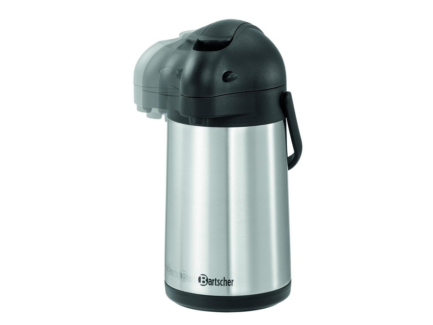 Bartscher Pump-Isolierkanne Isolierpumpkanne 1,9 l Edelstahl, für Kaffeemaschine Aurora 22, 190117 Bild 2