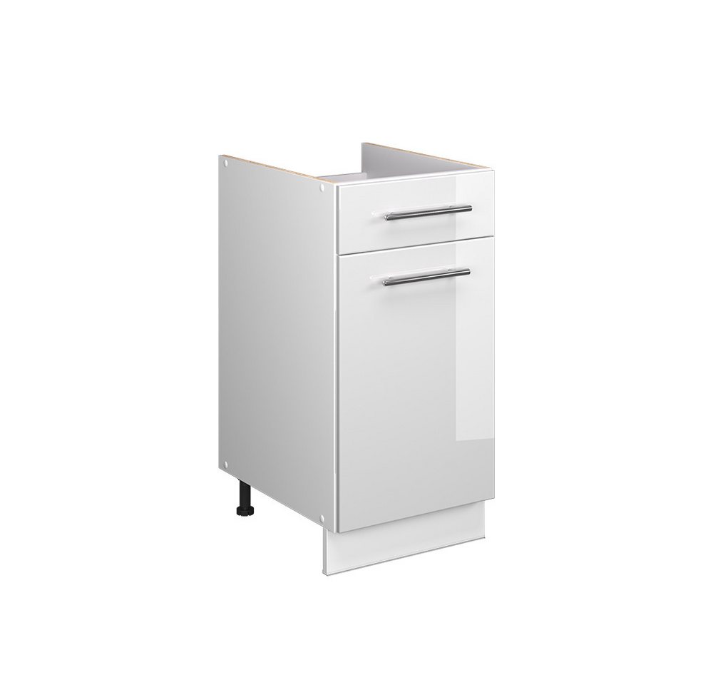 Vicco Unterschrank Fame-Line, Weiß Hochglanz/Weiß, 40 cm ohne Arbeitsplatte (1-St) Bild 3