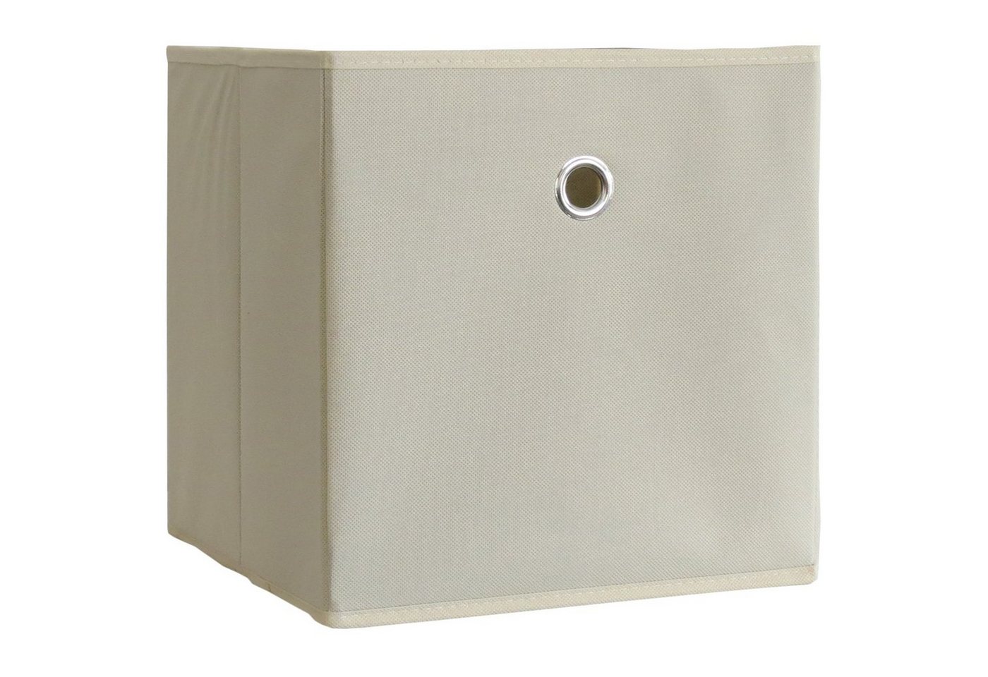 VCM Faltbox Stoffbox 10er Set Boxas H. 28 x B. 27 x T. 27 cm (Spar-Set, 10), 28x27x27cm Kiste, Aufbewahrung, Faltbox