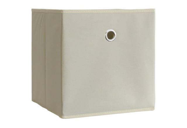 VCM Faltbox Stoffbox 10er Set Boxas H. 28 x B. 27 x T. 27 cm (Spar-Set, 10), 28x27x27cm Kiste, Aufbewahrung, Faltbox