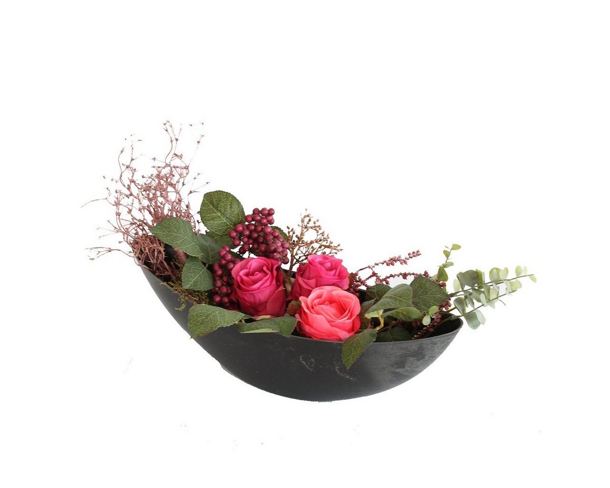 colourliving Blumentopf Blumentopf groß Pflanzschale (1x Pflanzschale), recycelter Kunststoff, Unikat, dekorativ, vielseitig einsetzbar