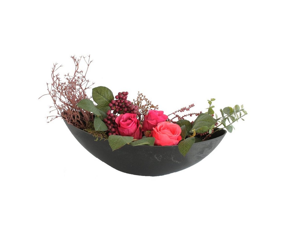 colourliving Blumentopf Blumentopf groß Pflanzschale (1x Pflanzschale), recycelter Kunststoff, Unikat, dekorativ, vielseitig einsetzbar Bild 2