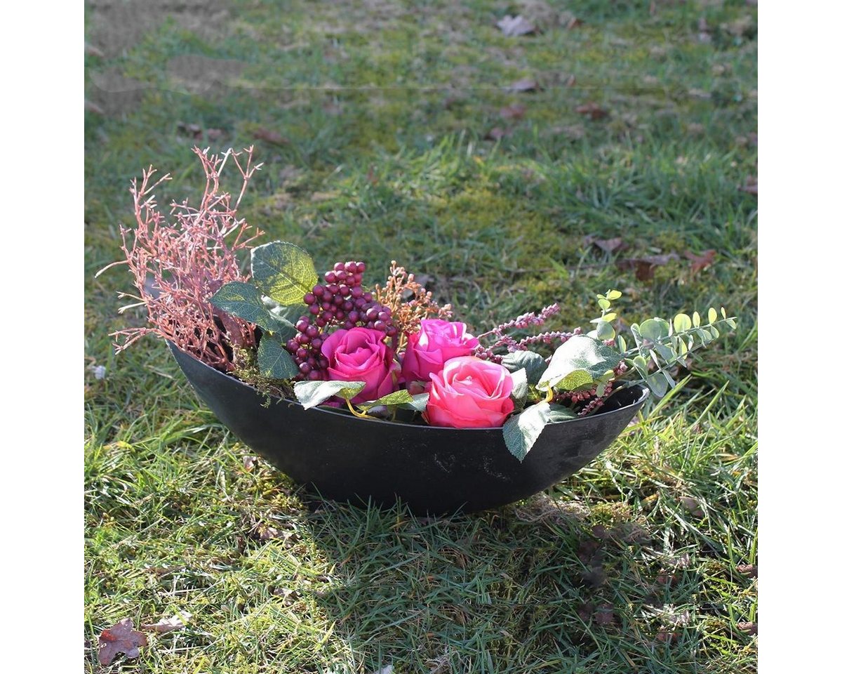 colourliving Blumentopf Blumentopf groß Pflanzschale (1x Pflanzschale), recycelter Kunststoff, Unikat, dekorativ, vielseitig einsetzbar Bild 3