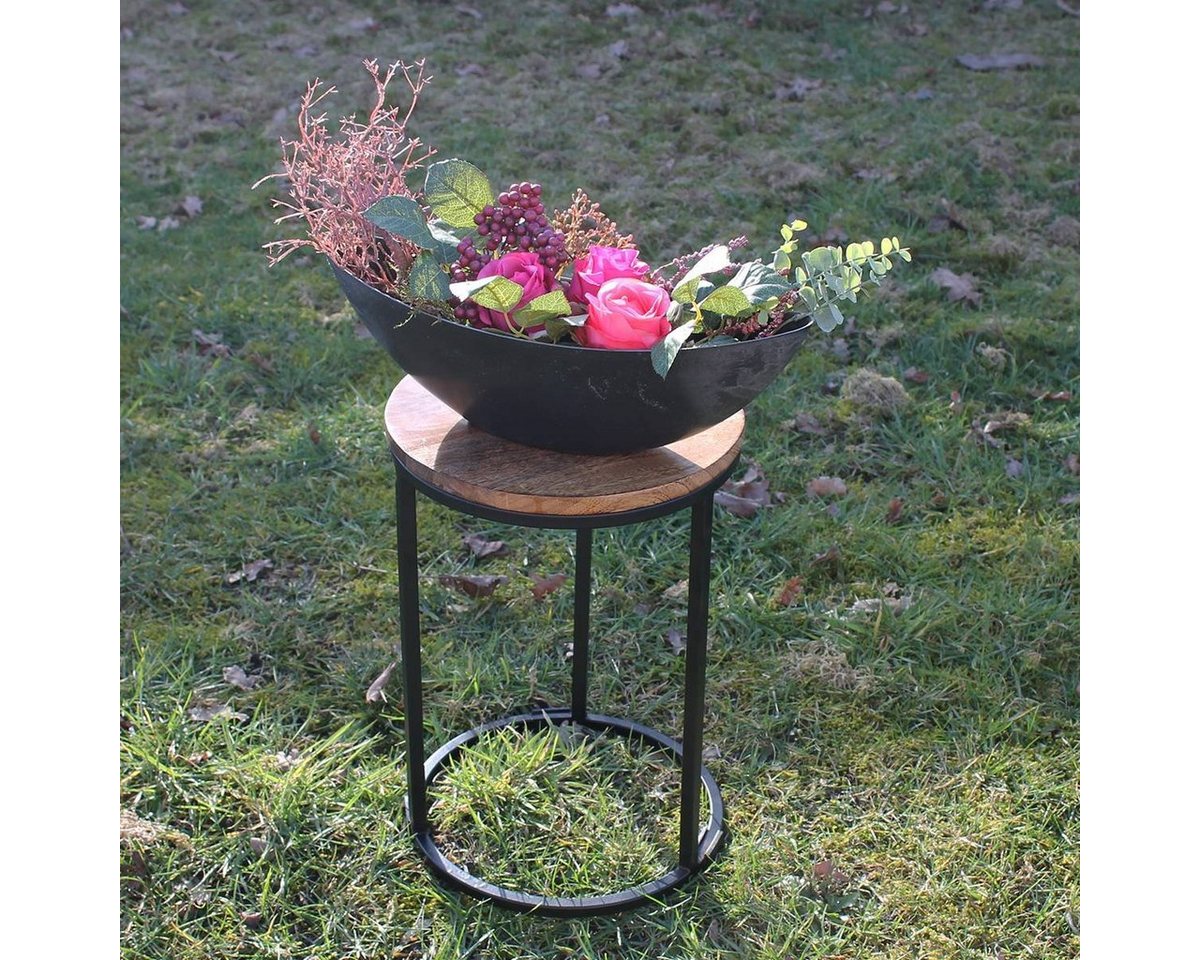 colourliving Blumentopf Blumentopf groß Pflanzschale (1x Pflanzschale), recycelter Kunststoff, Unikat, dekorativ, vielseitig einsetzbar Bild 4