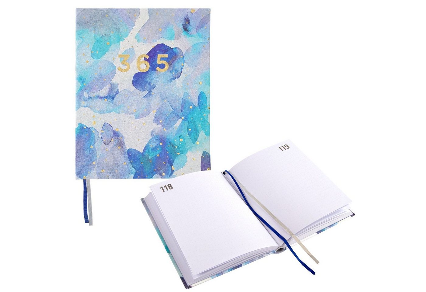 Idena Notizbuch Idena 12254 - Journal 365 Tage, gepunktet, 160 x 197 mm, 368 Seiten