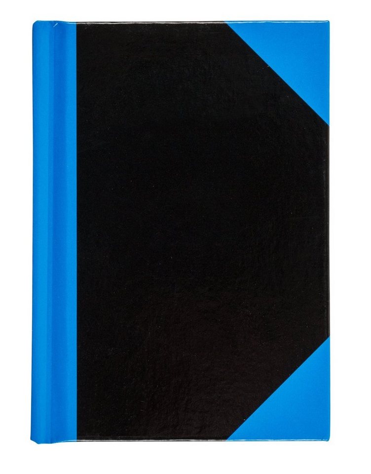 Idena Notizbuch Idena Kladde liniert 96 Blatt 70g/m² schwarz/blau DIN A7 Bild 2