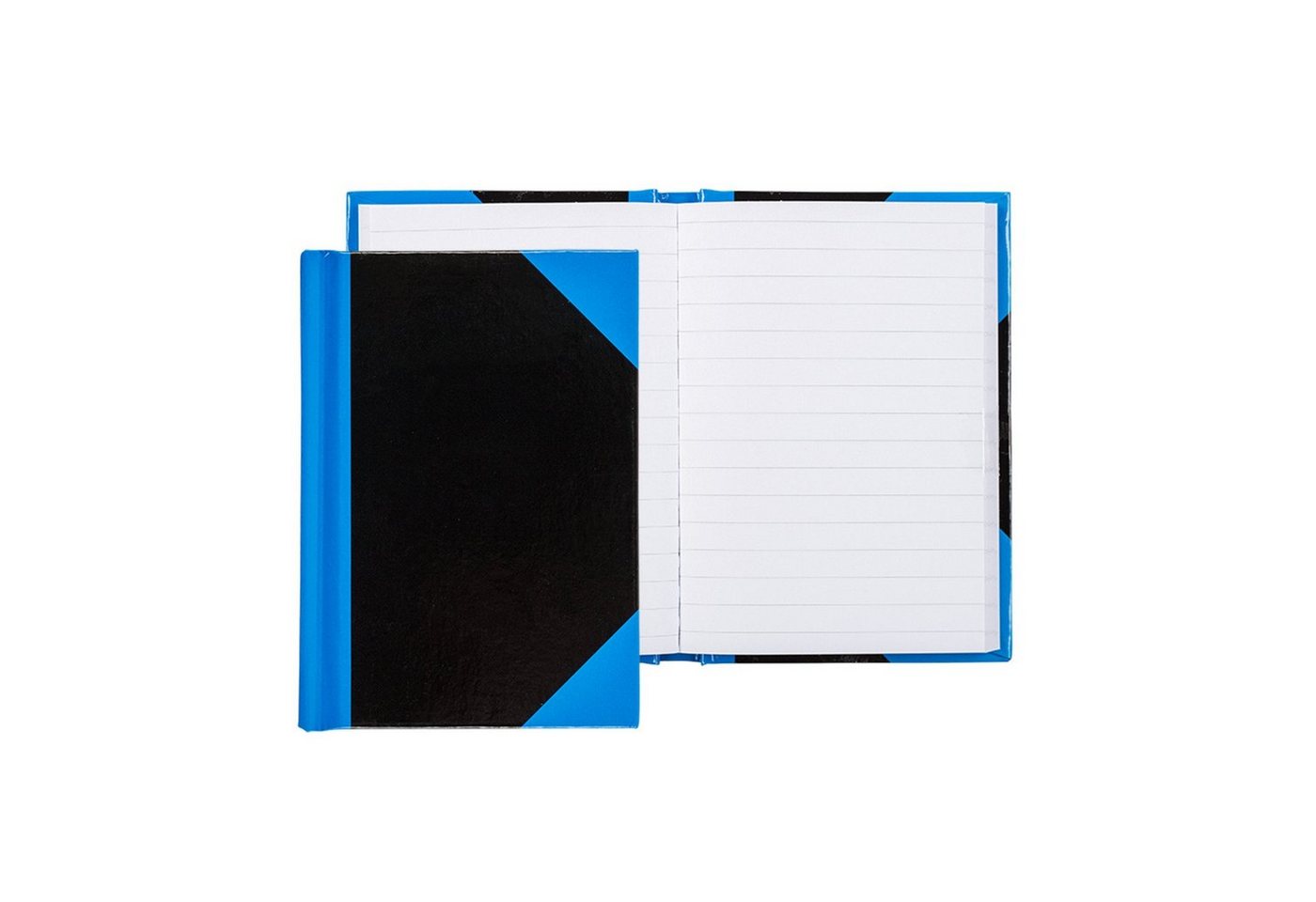 Idena Notizbuch Idena Kladde liniert 96 Blatt 70g/m² schwarz/blau DIN A7 Bild 5