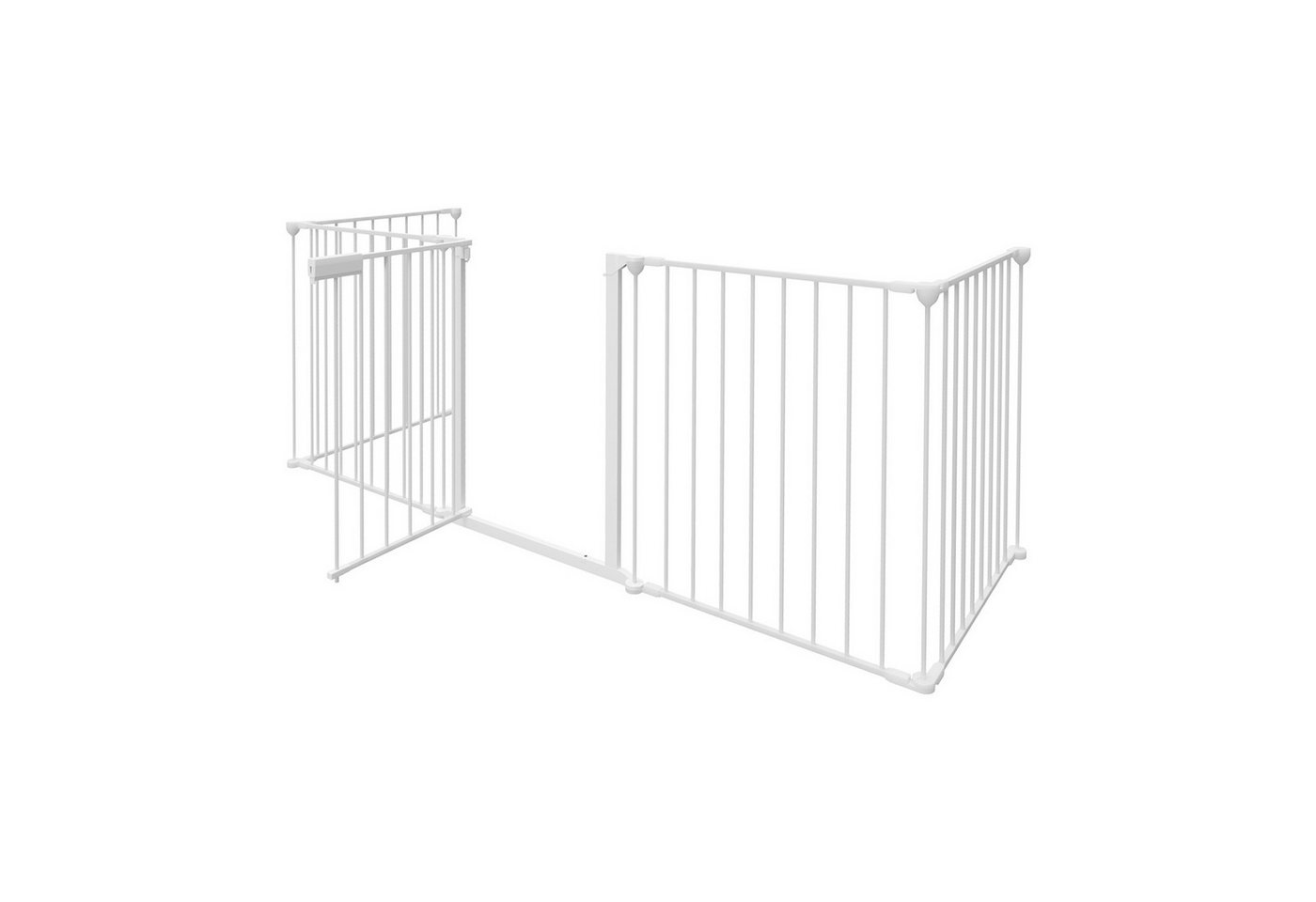 Clanmacy Kamingitter Kaminschutzgitter mit Tür 310cm,5teilig,Weiß, Metall,für Kinder&Tiere (1-tlg) Bild 5