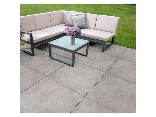 Diephaus Terrassenplatte CERAMIA CONCRETO QUARZIT 60/60/3 CM