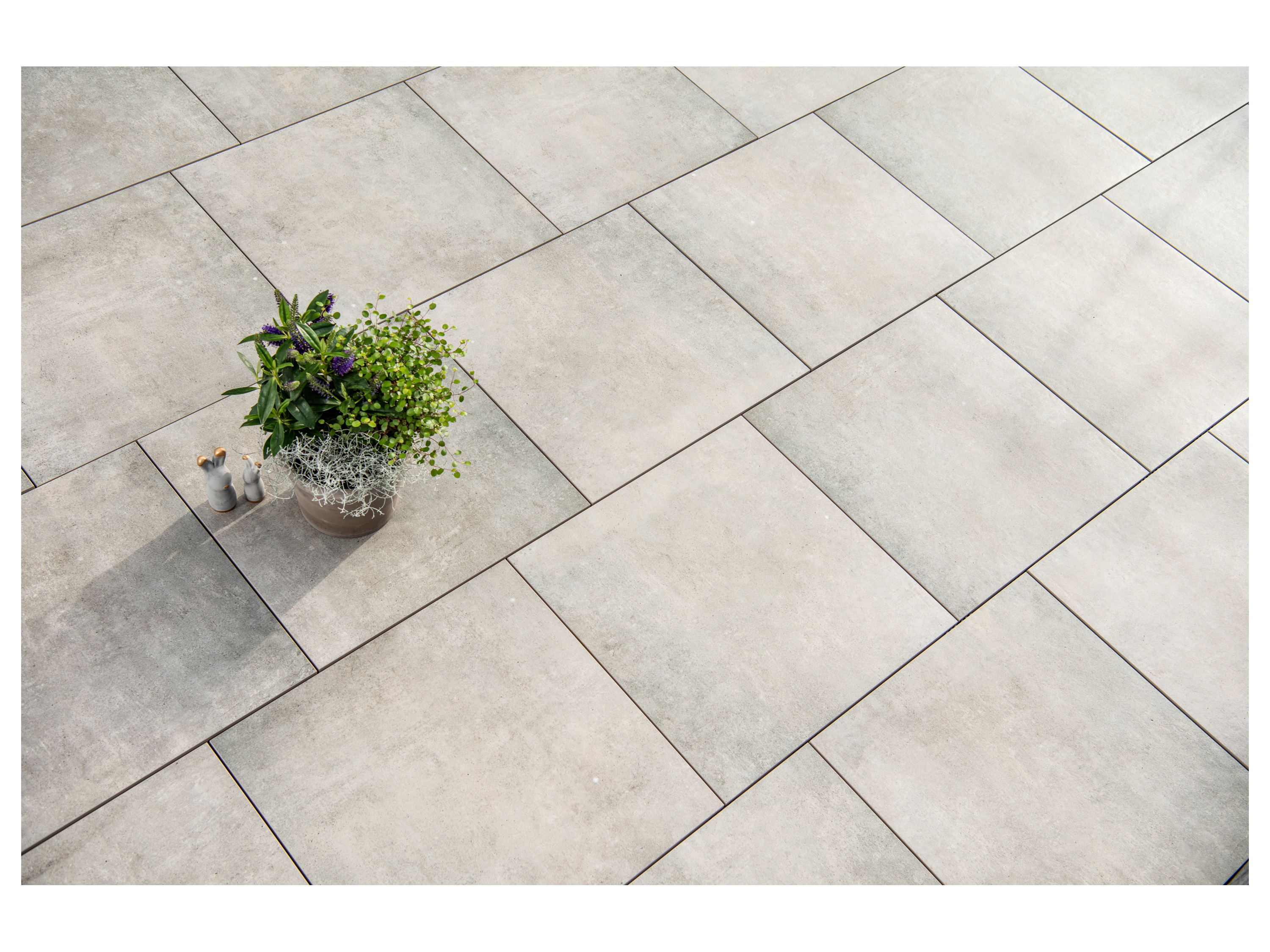 Diephaus Terrassenplatte CERAMIA CONCRETO QUARZIT 60/60/3 CM Bild 3