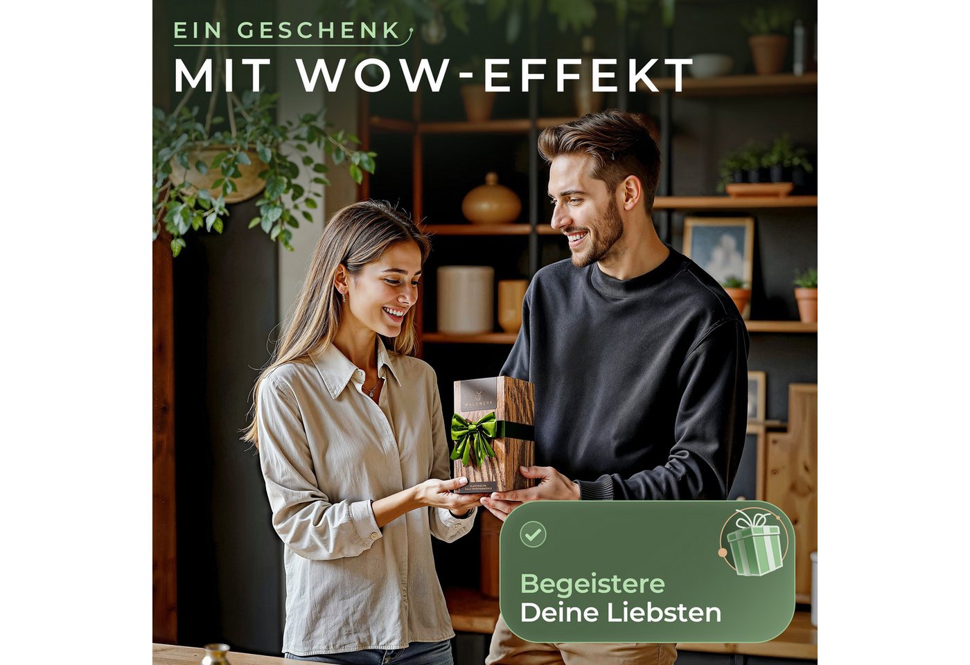 Waldwerk Salz-/Pfeffermühle Elektrische Salz- und Pfeffermühle (300 mAh Akku) mit Akazie-Halterung Akku, (2 Stück), Elektrische Mühle für Salz und Pfeffer Bild 3