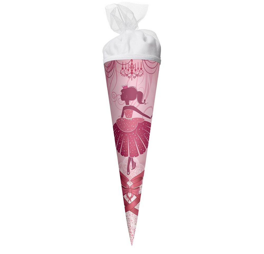 Roth Schultüte Ballerina, 50 cm, rund, Tüllverschluss