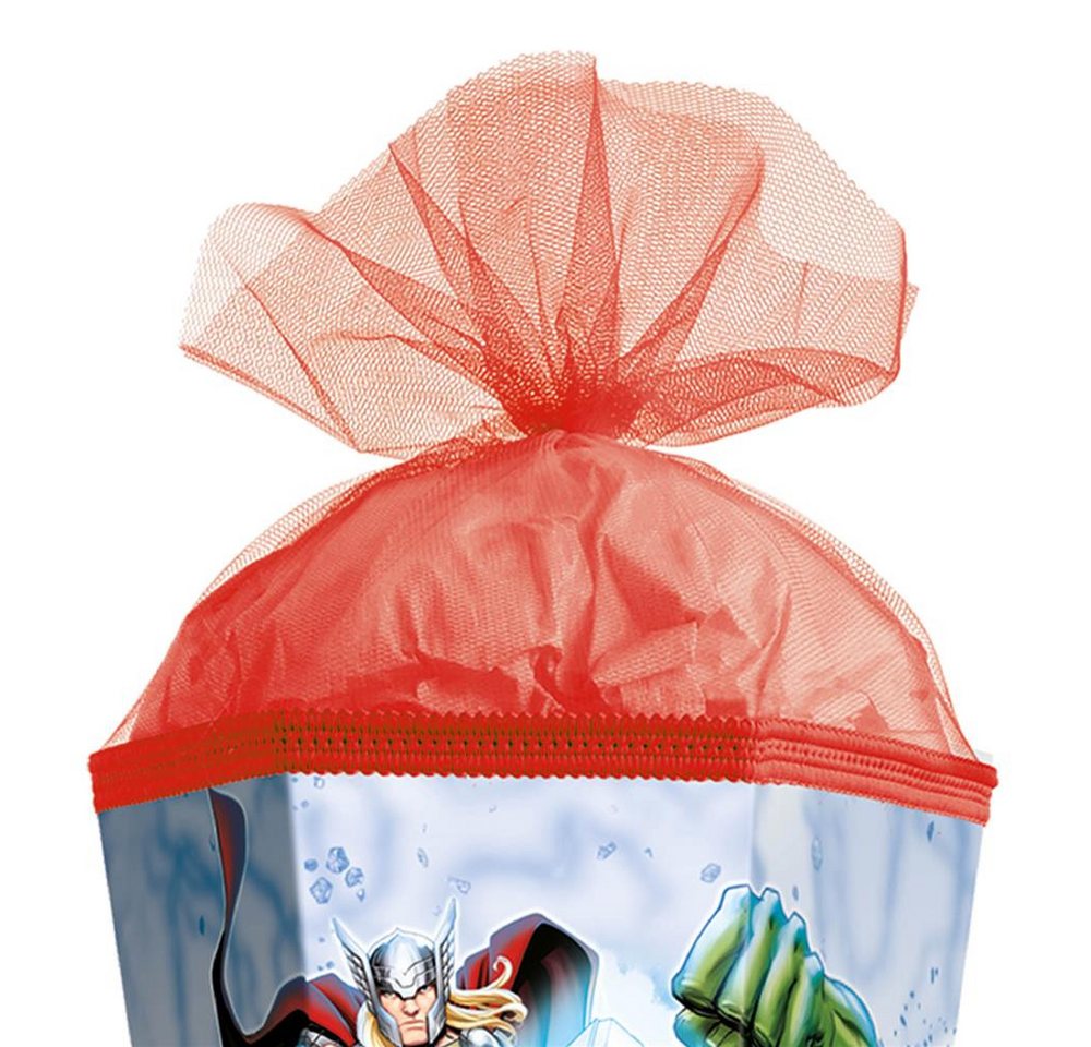 Roth Schultüte Marvel Avengers, 85 cm, eckig, Tüllverschluss, Roth-Spitze, Zuckertüte