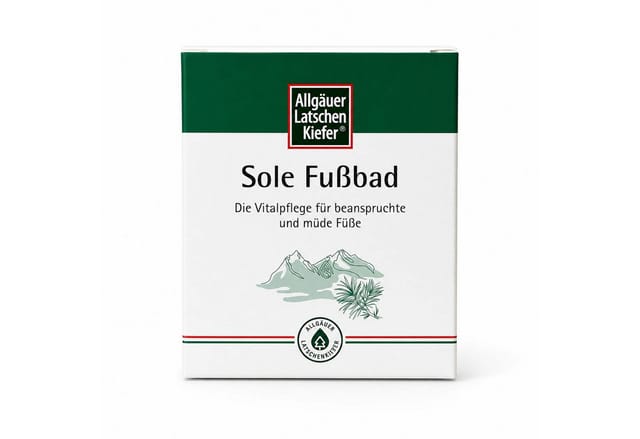 Dr. Theiss Naturwaren GmbH Fußbad ALLGÄUER LATSCHENK. Sole Fußbad 10X10g
