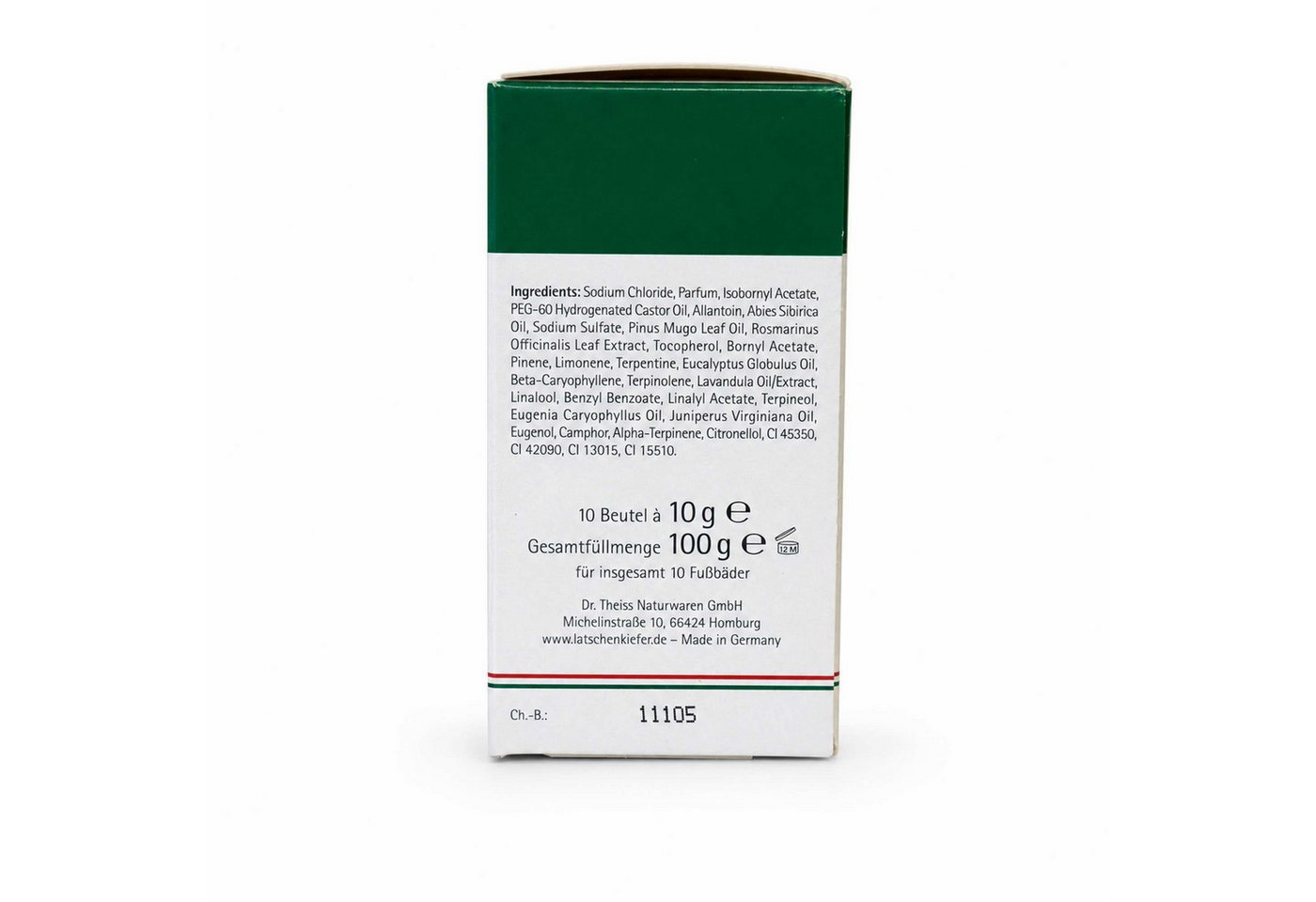 Dr. Theiss Naturwaren GmbH Fußbad ALLGÄUER LATSCHENK. Sole Fußbad 10X10g Bild 5