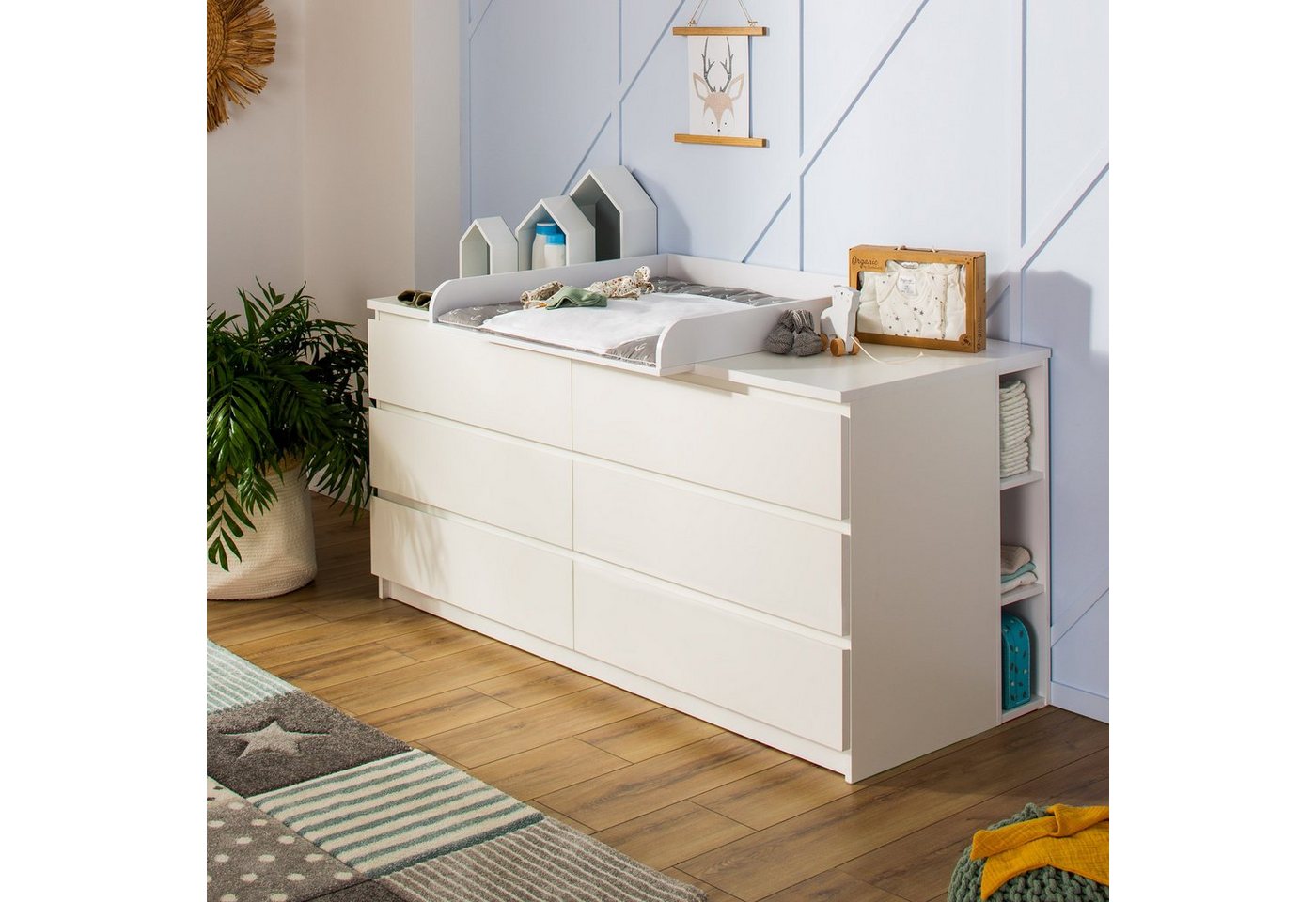 Puckdaddy GmbH Stauraumregal Moritz (19x30x75cm) für IKEA Malm Kommoden Bild 3