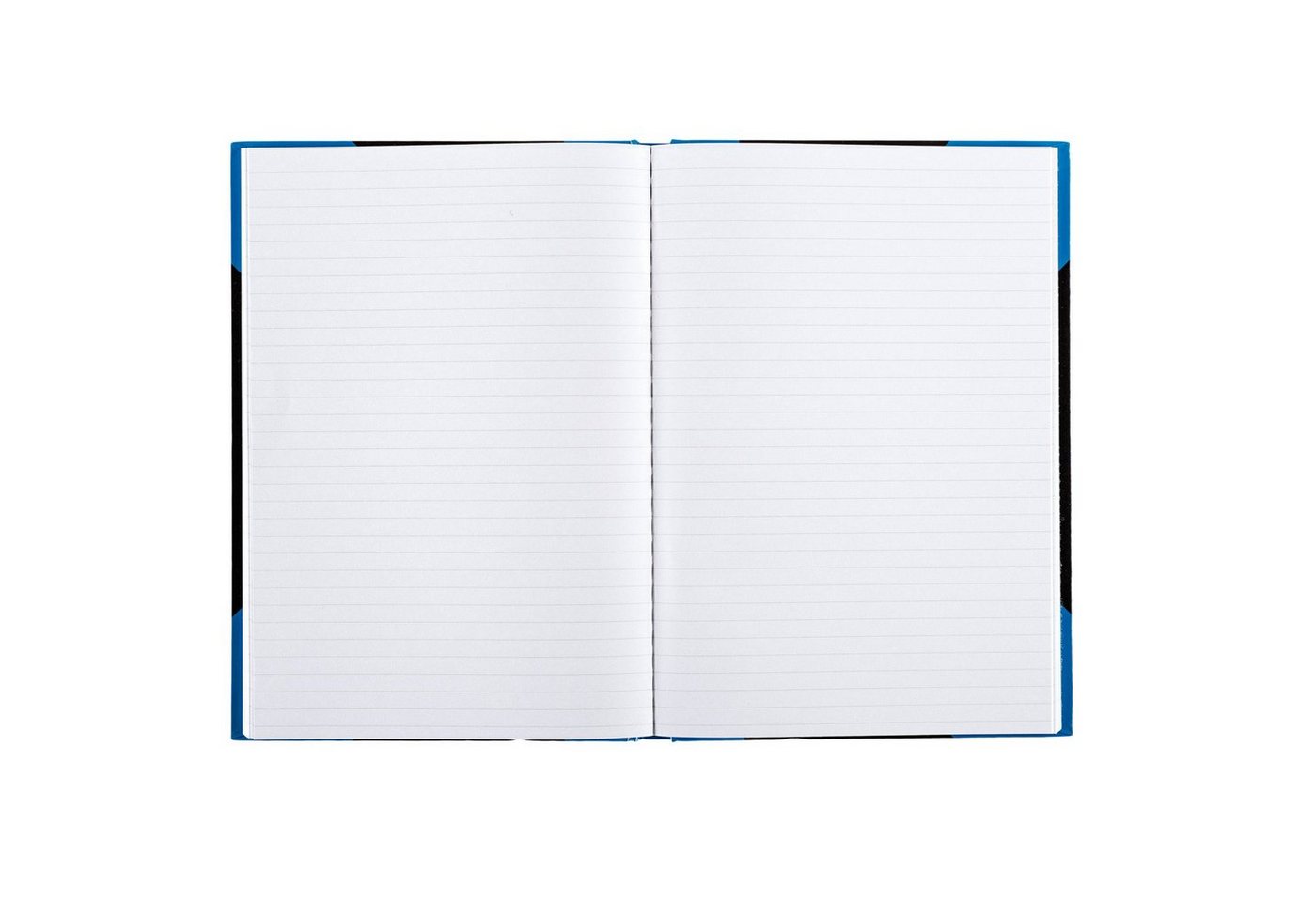 Idena Notizbuch Idena Kladde liniert 96 Blatt 70g/m² schwarz/blau DIN A6 Bild 3