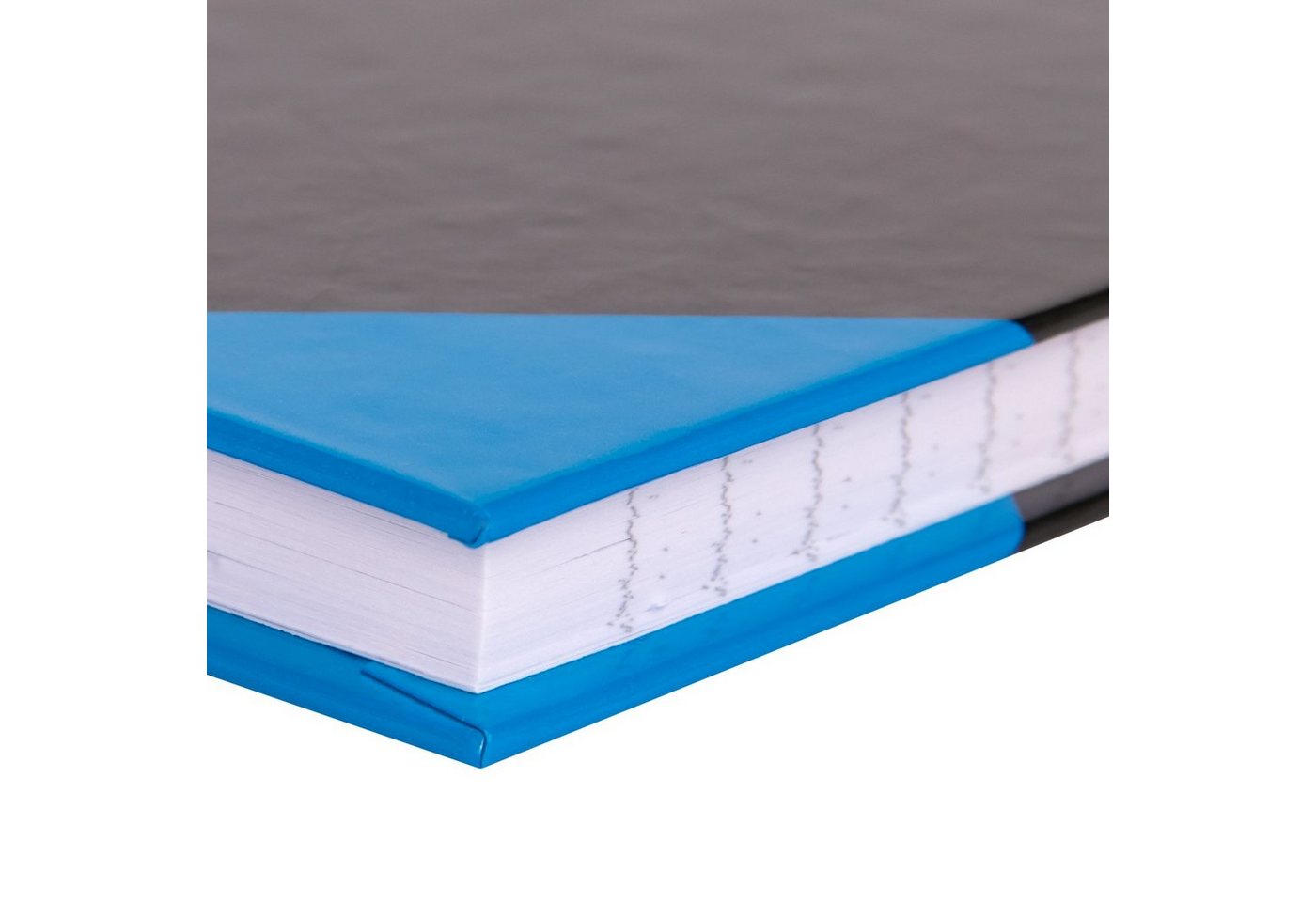 Idena Notizbuch Idena Kladde liniert 96 Blatt 70g/m² schwarz/blau DIN A6 Bild 4