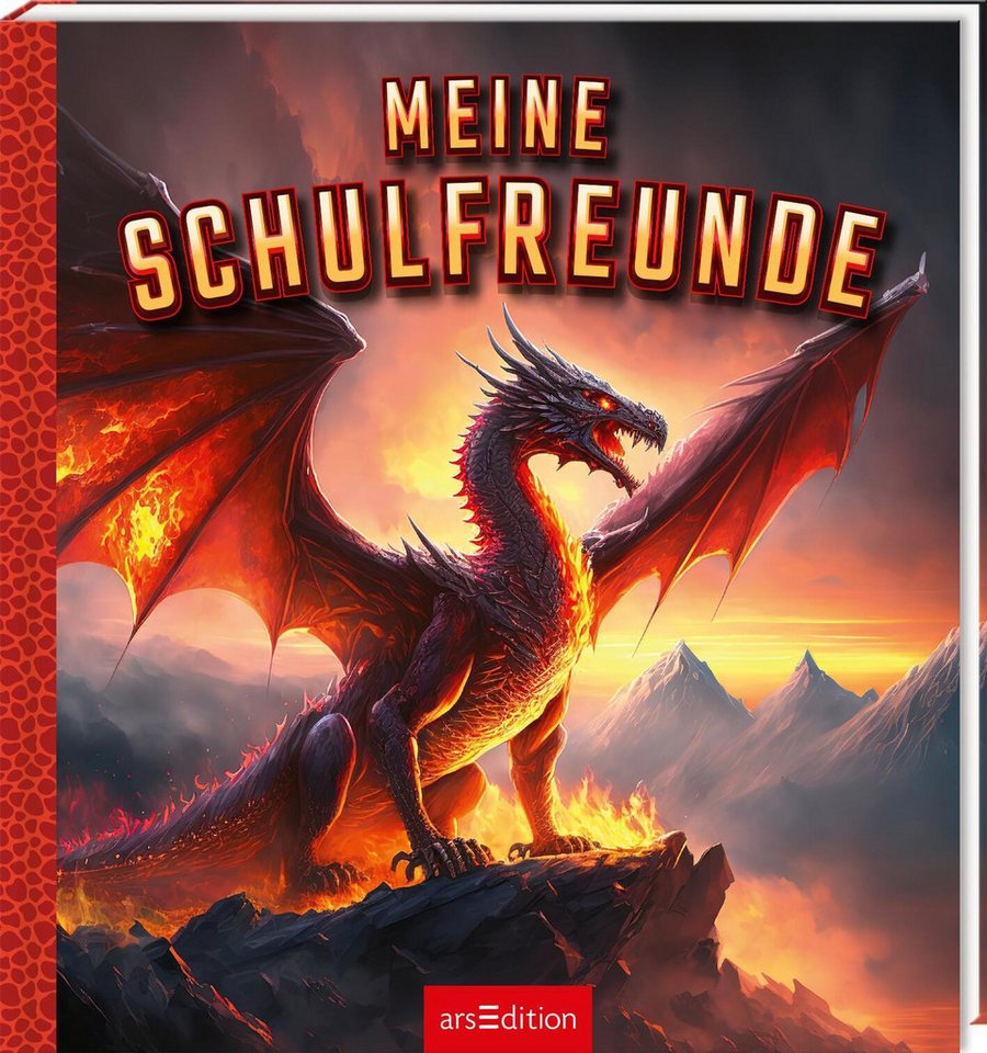 Ars Edition Poesiealbum Meine Schulfreunde – Drachen