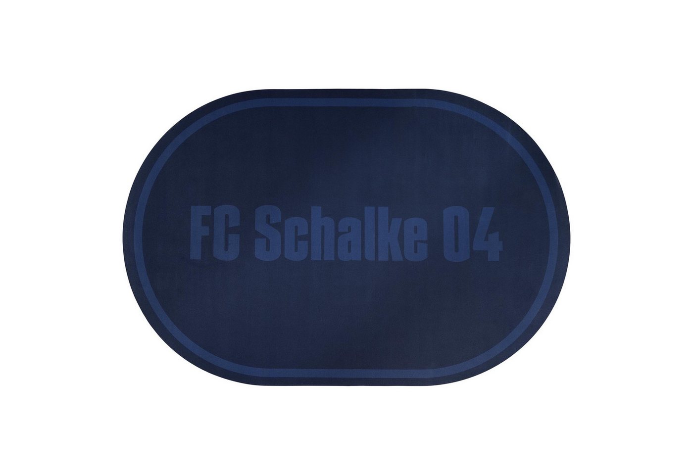 FC Schalke 04 Badematte Badematte Magic 60x90 cm, Kunstfaser, rund