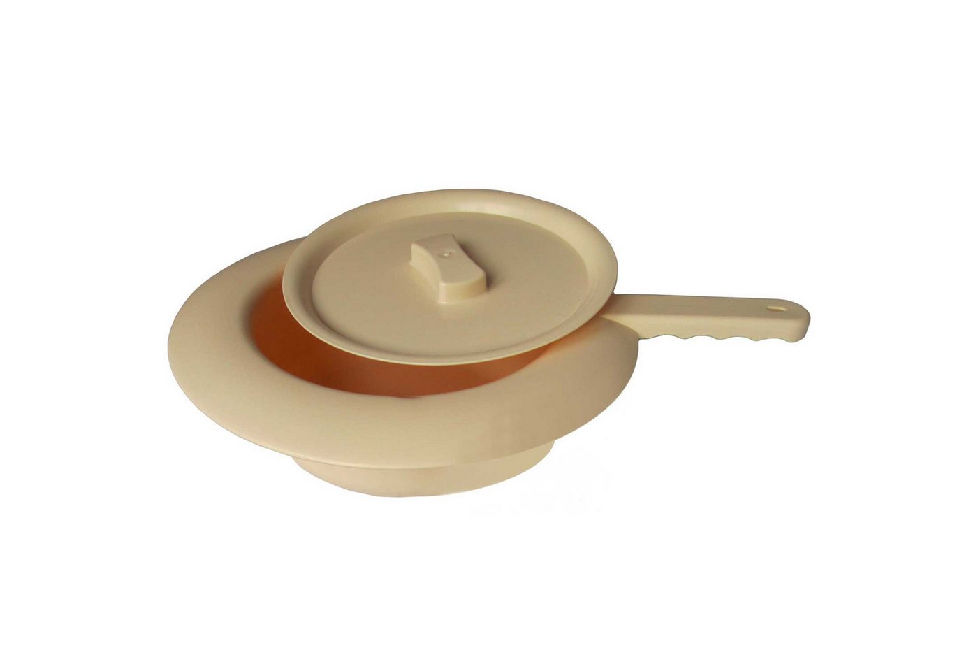 Sundo Homecare GmbH Urinal Sundo Steckbecken aus Kunststoff mit Griff und Deckel, PP Bild 2