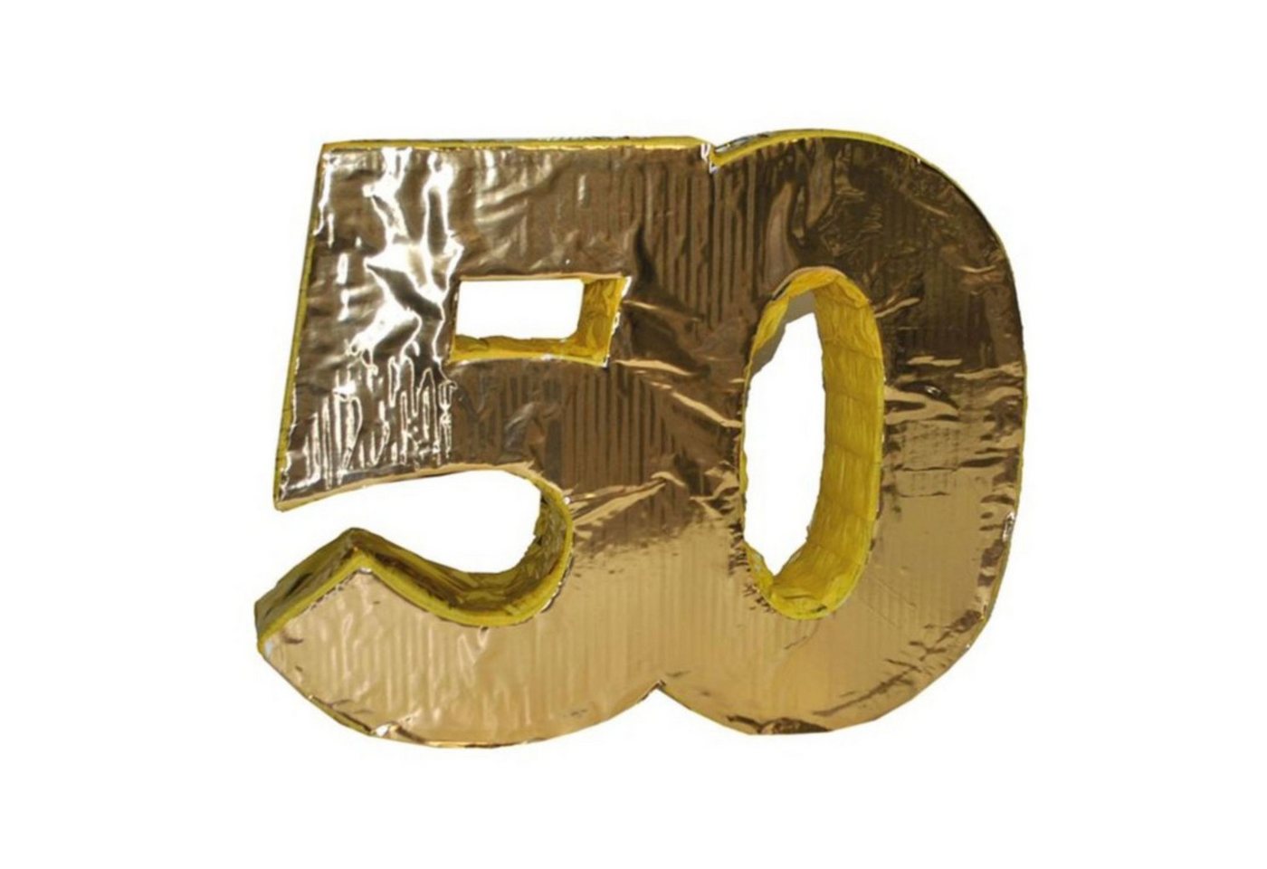Funny Fashion Pinata Pinata 'Goldene 50', 50x40x10cm