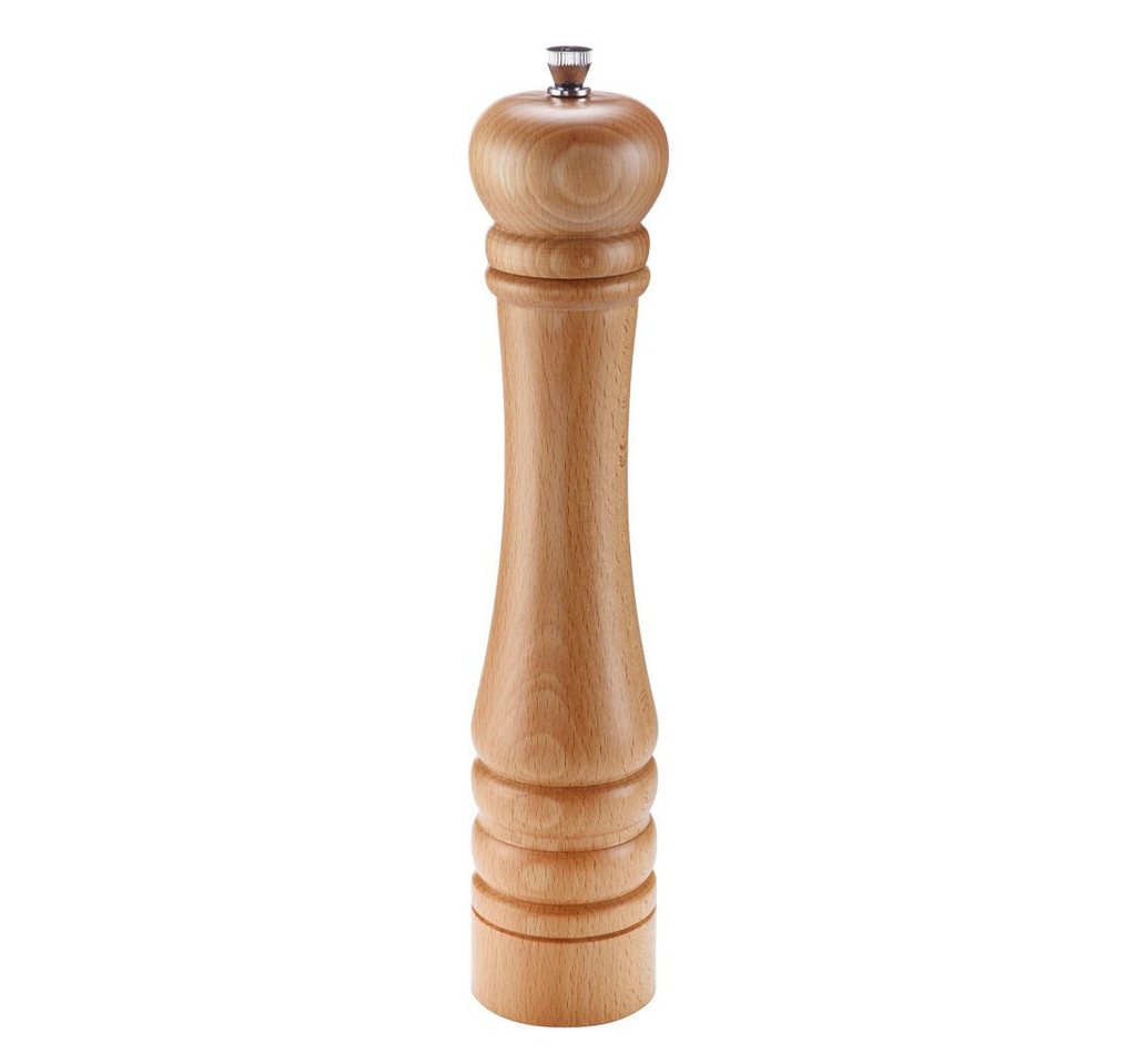 WESTMARK Salz-/Pfeffermühle Salz- und Pfeffermühle Classic aus Buchenholz 28 cm, Keramikmahlwerk stufenlos verstellbarer Mahlgrad