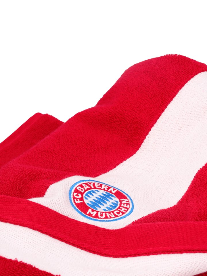 FC Bayern München Badetuch FC Bayern München I Handtuch 100x50 cm I Rot, Baumwolle Bild 4