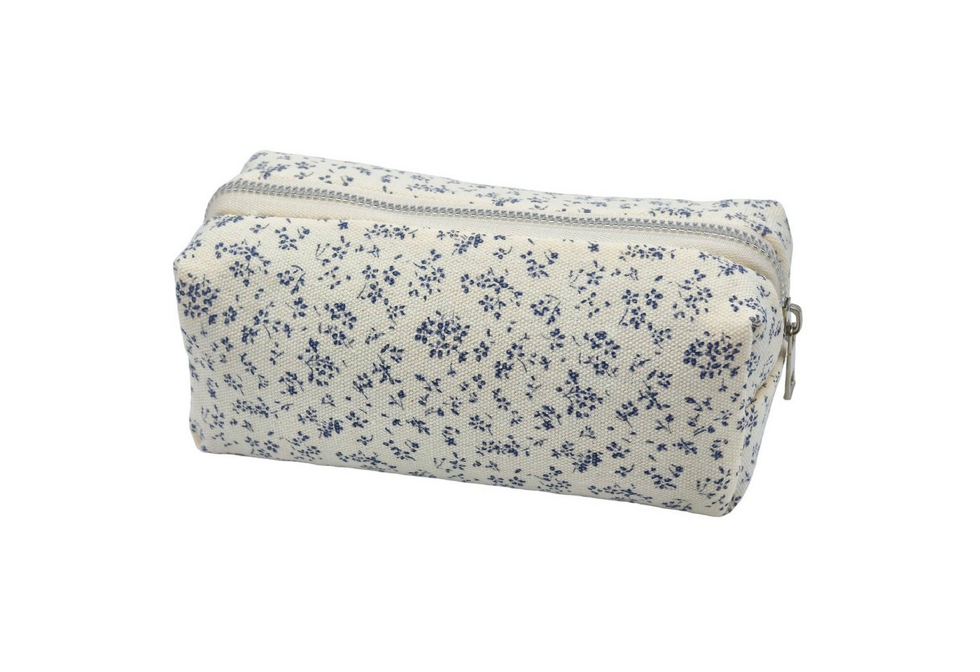 FOUORTUNATE-BEE Federmäppchen Federmäppchen Blumenmuster mit Reißverschluss Stifte Etui Schule, Stifte Etui Blumen Federtasche Kosmetiktasche Büro Reise Damen Bild 4