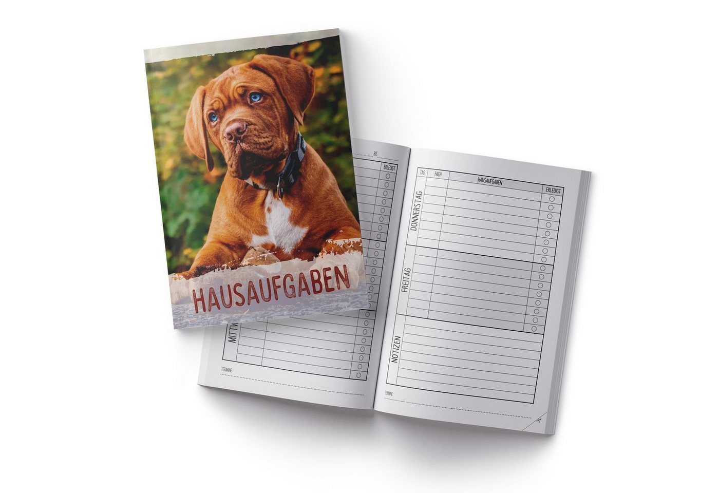 itenga Notizheft itenga Hausaufgabenheft Hund (Motiv 20) DIN A5, 96 Seiten Bild 4