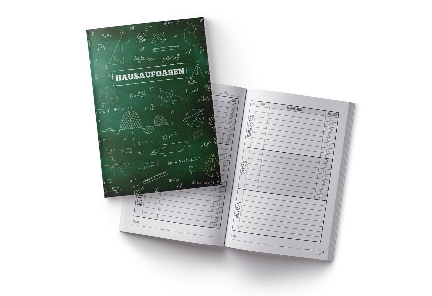 itenga Notizheft itenga Hausaufgabenheft Formeln Tafel (Motiv 40) DIN A5, 96 Seiten Bild 2