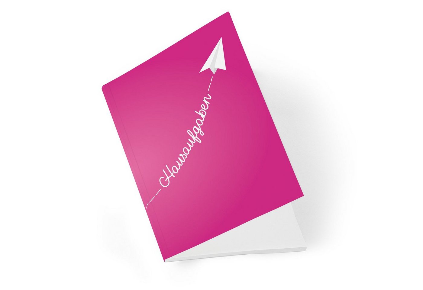 itenga Notizheft itenga Hausaufgabenheft Papierflieger Pink (Motiv 17) DIN A5, 96 Seite Bild 4