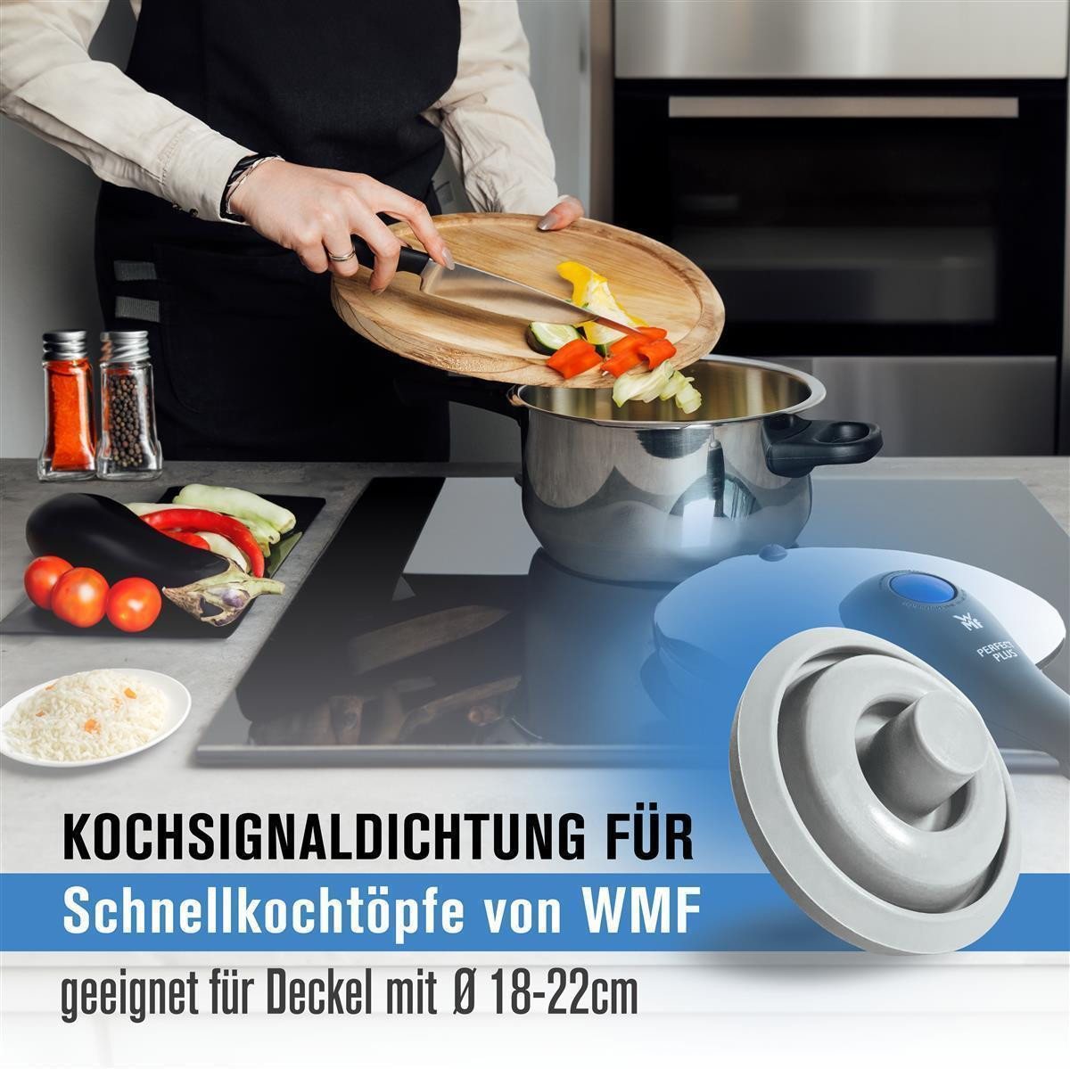 Piebert Schnellkochtopf-Dichtungsring Piebert Fix Kochsignaldichtung 39155 für WMF Perfect & Perfect Plus